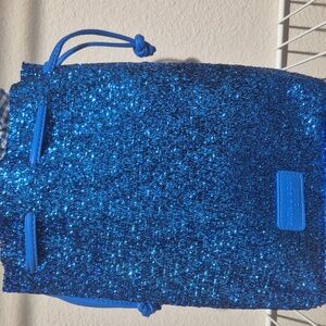 Bath & Body Works Sparkling Blue Cosmetic Bag